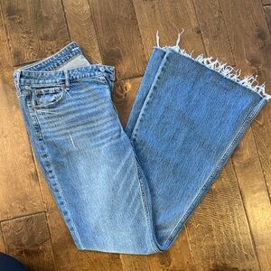 Old Navy Women’s Size 12 Tall Classic Blue Denim Flare Leg Jeans